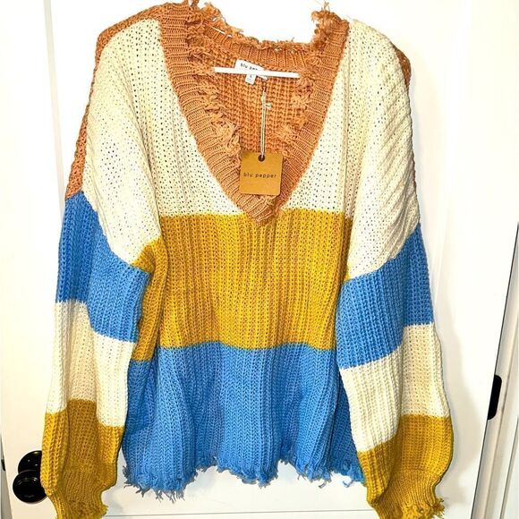 BOUTIQUE NEW WOMENS SWEATER TOP - Picture 1 of 5